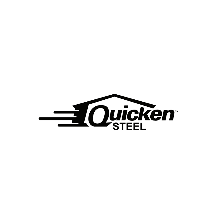 Centered Quicken Steel Logo